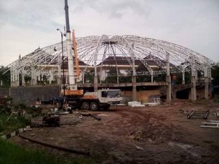 Tenda membrane Plasa Aspirasi DPRD Provinsi Banten, Fortuna Jaya Kreasi Fortuna Jaya Kreasi Commercial spaces Nhựa White