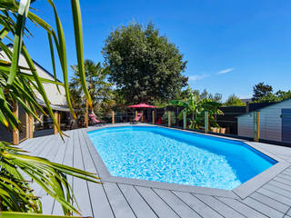 Einfamilienhaus in Plessis-Macé - Terrassendielen, Cedral Deutschland Cedral Deutschland Varandas, marquises e terraços modernos