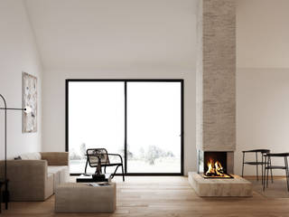 BOSQUE II, NY., Sinergon Architecture & Asset Management Sinergon Architecture & Asset Management Living room Marble