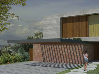 Casa Bosque, RAWI Arquitetura + Design RAWI Arquitetura + Design Stands de automóveis modernos