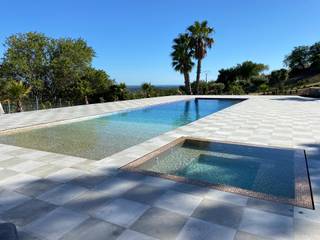 ABRIBLUE - COBERTURA AUTOMÁTICA PARA PISCINA , Paisagem Adequada LDA Paisagem Adequada LDA Infinity pool