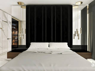 TIMELESS QUALITY | Sypialnia z łazienką i garderobą, ARTDESIGN architektura wnętrz ARTDESIGN architektura wnętrz Modern style bedroom