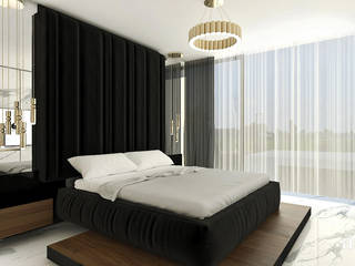 TIMELESS QUALITY | Sypialnia z łazienką i garderobą, ARTDESIGN architektura wnętrz ARTDESIGN architektura wnętrz Modern style bedroom