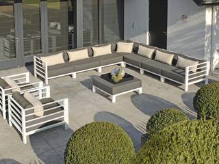 Moderne Terrassengestaltung: Terrasse anlegen und kreativ gestalten, PuroVivo PuroVivo Moderner Balkon, Veranda & Terrasse