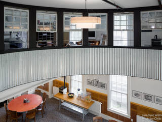 Rindge, New Hampshire | Dorms Hampshire Country School | LineSync Architecture, Chibi Moku Architectural Films Chibi Moku Architectural Films Industrial style dining room