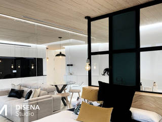 DISENA studio - Diseño Loft, DISENA studio DISENA studio Salas de estilo minimalista