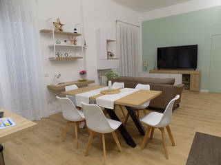 Progetto di Interior Design Abitazione Privata , Seven Project Studio Seven Project Studio Modern living room Wood Wood effect