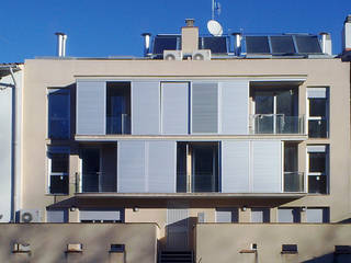 Edificio de 8 viviendas en Vallgorguina, JBE Arquitectes Associats JBE Arquitectes Associats Viviendas colectivas Aglomerado