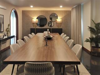 Salas de jantar, AtelierAtelier AtelierAtelier Modern dining room