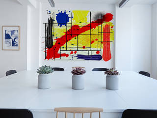 MONDRIAN COLOURS, Michela Masi Michela Masi Weitere Zimmer Papier Rot