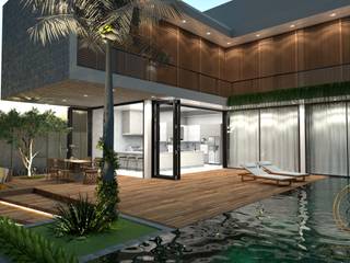 Casa D, Daniela Rodrigues Arquitetura e Interiores Daniela Rodrigues Arquitetura e Interiores บ้านและที่อยู่อาศัย