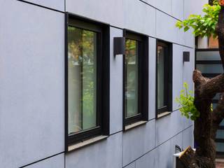 Oficinas ITD Chile Las Condes, trama arquitectos trama arquitectos uPVC windows