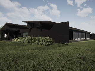 Casa Chilena II Mostazal, trama arquitectos trama arquitectos 獨棟房