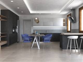 PROGETTAZIONE INTERNI C.D., SAMANTHA PASTRELLO INTERIOR DESIGN SAMANTHA PASTRELLO INTERIOR DESIGN Modern Kitchen