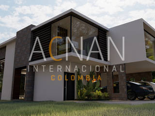 PROYECTO DE CASA CAMPESTRE, ACNAN COLOMBIA ACNAN COLOMBIA Casas de estilo moderno