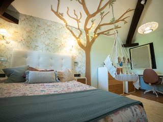 El dormitorio ideal para los amantes de la naturaleza, Patricia wood, diseño de espacios y mobiliario Patricia wood, diseño de espacios y mobiliario Jugendzimmer