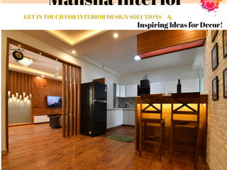 Luxury 3 BHK home interior in Bangalore!, Mansha Interior Mansha Interior Moderne Wohnzimmer