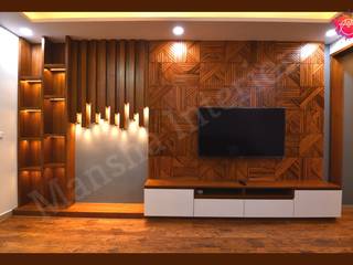 Tv Unit! Mansha Interior Modern media room