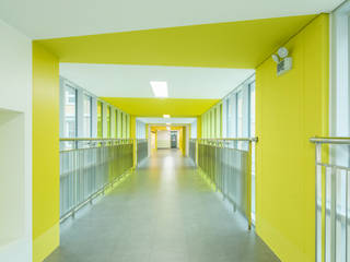 The Colorful Hallways, 지오아키텍처 지오아키텍처 الاسكندنافية، الممر، رواق، &، درج