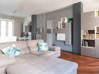 Ristrutturazione appartamento 100 mq a Pista Vecchia, Alessandria, Facile Ristrutturare Facile Ristrutturare Living room