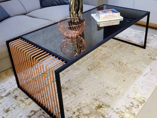 Mesas de centro SquareTop, Bea Vieda Design Bea Vieda Design Living Room Metal