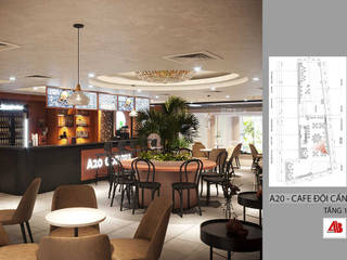 Thiết kế nội thất quán cafe A20 Coffee, Thiết Kế Nội Thất - ARTBOX Thiết Kế Nội Thất - ARTBOX