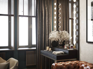 КВАРТИРА ПОД ОФИС В Г.СИМФЕРОПОЛЕ, Студия дизайна ROMANIUK DESIGN Студия дизайна ROMANIUK DESIGN Study/office