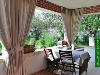 Текстиль для веранды, DECOR OUTDOOR DECOR OUTDOOR Classic style balcony, veranda & terrace Textile White