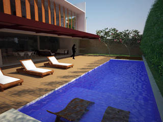 Tirar férias na própria casa, Carmela Design Carmela Design Garden Pool