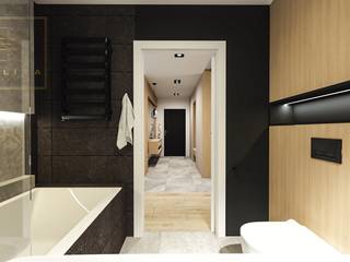 Mieszkanie dla pary 50m2 - Warszawa, Qualita Interno Qualita Interno Modern Bathroom
