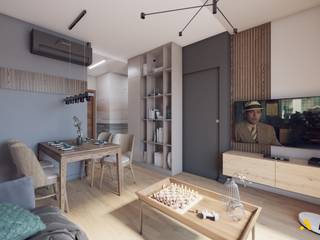 Apartament Smoluchowskiego, atoato atoato Salon moderne