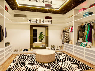 Closet for double bedroom , Ana Gonçalves, Interior Designer Ana Gonçalves, Interior Designer Vestidores y placares modernos