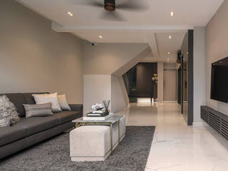 Dakota Crescent Maisonette, Mr Shopper Studio Pte Ltd Mr Shopper Studio Pte Ltd Livings modernos: Ideas, imágenes y decoración