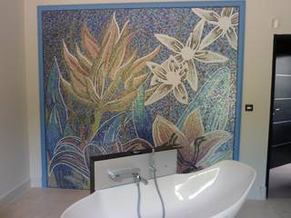 Mosaique salle de bain - mosaique murale, Stuc Mosaic Stuc Mosaic Baños tropicales