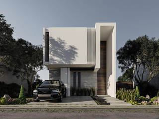 Casas en venta en Solares, Zapopan, Jalisco., Rebora Arquitectos Rebora Arquitectos Rumah Modern Beton