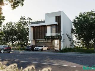 Casas en venta en El Manantial, Tlajomulco de Zúñiga., Rebora Arquitectos Rebora Arquitectos Rumah keluarga besar Beton