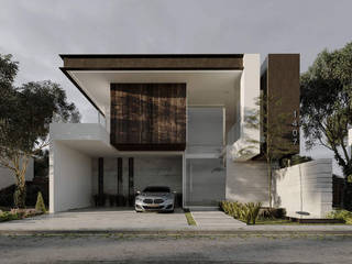 Magnifica casa en venta en Valle Imperial, Zapopan, Jalisco, Rebora Arquitectos Rebora Arquitectos Rumah Modern Beton