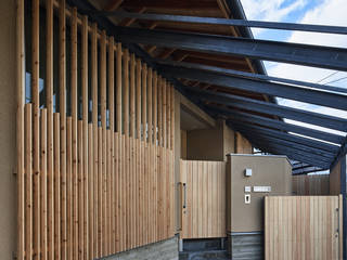 西京の平屋住宅, ＡＴＳ造家設計事務所 ＡＴＳ造家設計事務所 木造住宅 木 木目調