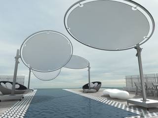 Umbrosa umbrellas, Blophome Blophome Infinity pool