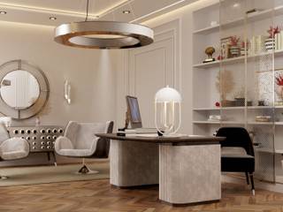 Welcome To The Soothing New York City Apartment Project, DelightFULL DelightFULL Modern Study Room and Home Office