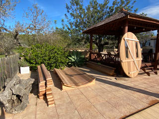 Sauna para Airbnb en Ibiza, CASÁRBOL CASÁRBOL Spa Solid Wood