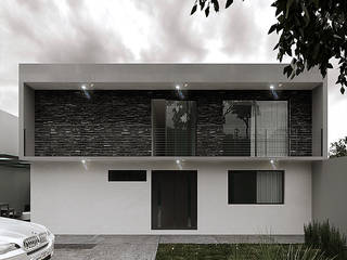 CASA IM, ALCOTÁN Arquitectos ALCOTÁN Arquitectos บ้านเดี่ยว อิฐหรือดินเผา