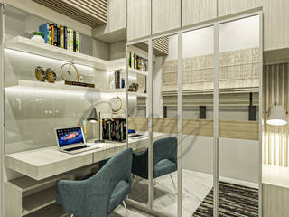 quirky tropical bedroom, Corpuz Interior Design Corpuz Interior Design Moderne Schlafzimmer