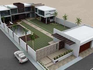 casa pto.san carlos, ER Arquitectos de Tijuana ER Arquitectos de Tijuana Villas Concrete