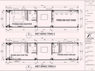 Thiết kế nội thất nhà phố 5 tầng tại Thiên Hiền, Mỹ Đình, Hà Nội, Nội Thất An Lộc Nội Thất An Lộc