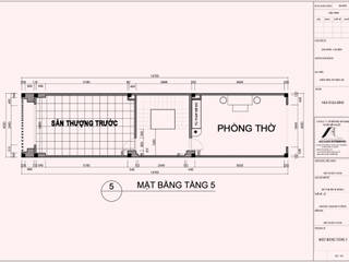 Thiết kế nội thất nhà phố 5 tầng tại Thiên Hiền, Mỹ Đình, Hà Nội, Nội Thất An Lộc: hiện đại by Nội Thất An Lộc, Hiện đại