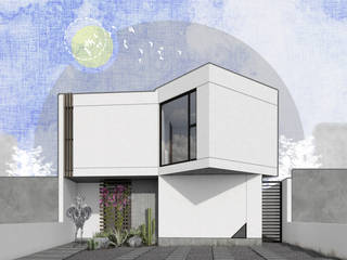 Hogar M-45, Lucio Karras Arquitectura Lucio Karras Arquitectura 一戸建て住宅 コンクリート