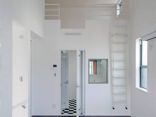 アパート建替え, 滝沢設計合同会社 滝沢設計合同会社 작은 침실 우드 화이트