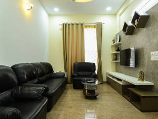 Sharavathi Oakridge , Magnon Interiors Magnon Interiors Minimalist living room
