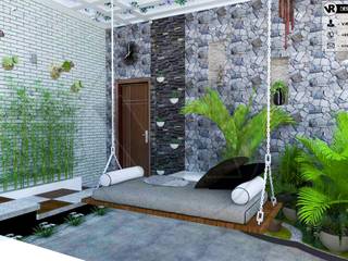 Thittagudi villa, V R Arch Studio V R Arch Studio Garden Shed